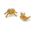 Wholesale Geometric Lines Design Copper Electroplated Women's Earrings