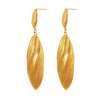Wholesale Geometric Long Drop Stainless Steel Pvd Plated Women's Earrings