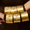 Wholesale Geometric Matte Texture Electroplated Stainless Steel Bracelet Set With Full Zircon Cross For Women