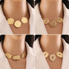 Wholesale Geometric Metal Irregular Stainless Steel Necklace With O Shaped Chain And Electroplating Treatment For Women