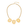 Wholesale Geometric Metal Irregular Stainless Steel Necklace With O Shaped Chain And Electroplating Treatment For Women