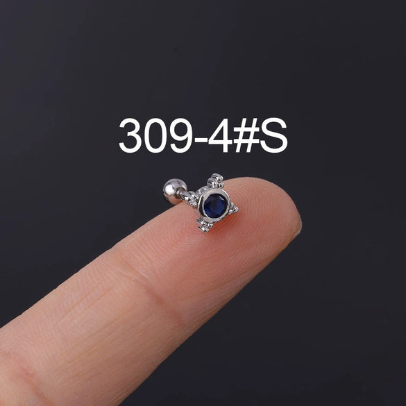 Wholesale Geometric Metal Stainless Steel Ear Nail Jewelry