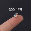Wholesale Geometric Metal Stainless Steel Ear Nail Jewelry