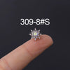 Wholesale Geometric Metal Stainless Steel Ear Nail Jewelry