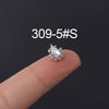 Wholesale Geometric Metal Stainless Steel Ear Nail Jewelry