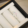 Wholesale Geometric Microinlaid Colored Zirconium Star And Moon Open Ring Copper Plated Real Gold For Women