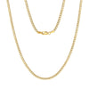 Wholesale Geometric Minimalist Goldplated 925 Silver Side Chain Necklace For Men And Women