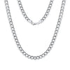 Wholesale Geometric Minimalist Goldplated 925 Silver Side Chain Necklace For Men And Women