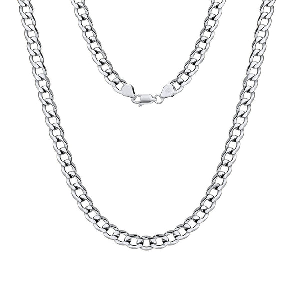 Wholesale Geometric Minimalist Goldplated 925 Silver Side Chain Necklace For Men And Women