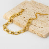 Wholesale Geometric Minimalist Oshaped Dot Stainless Steel 18K Gold Plated Handmade Bracelet For Women