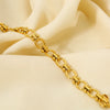 Wholesale Geometric Minimalist Oshaped Dot Stainless Steel 18K Gold Plated Handmade Bracelet For Women