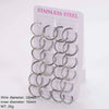 Wholesale Geometric Minimalist Unisex Electroplated Stainless Steel Ear Buckle