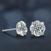 Wholesale Geometric Moissanite S925 Sterling Silver Windmill Earrings For Women