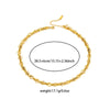 Wholesale Geometric Multi Layer Titanium Steel Clavicle Chain Necklace With U Shape Pattern And Electroplating Treatment