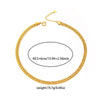 Wholesale Geometric Multi Layer Titanium Steel Clavicle Chain Necklace With U Shape Pattern And Electroplating Treatment