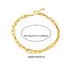 Wholesale Geometric Multi Layer Titanium Steel Clavicle Chain Necklace With U Shape Pattern And Electroplating Treatment