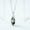 Wholesale Geometric Natural Agate 925 Silver Pendant For Women