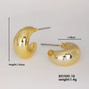 Wholesale Geometric Niche Style Earrings With Electroplating Ccp Material