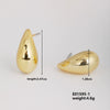Wholesale Geometric Niche Style Earrings With Electroplating Ccp Material