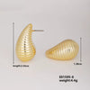 Wholesale Geometric Niche Style Earrings With Electroplating Ccp Material