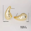 Wholesale Geometric Niche Style Earrings With Electroplating Ccp Material