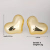 Wholesale Geometric Niche Style Earrings With Electroplating Ccp Material