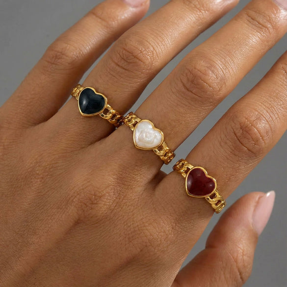 Wholesale Geometric Oildrip Stainless Steel Goldplated Adjustable Open Ring For Women