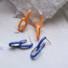 Wholesale Geometric Oildropped Goldplated Copper Earrings For Women