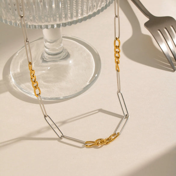 Wholesale Geometric Oshaped Stainless Steel Chain Necklace For Women