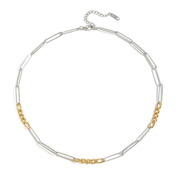 Wholesale Geometric Oshaped Stainless Steel Chain Necklace For Women