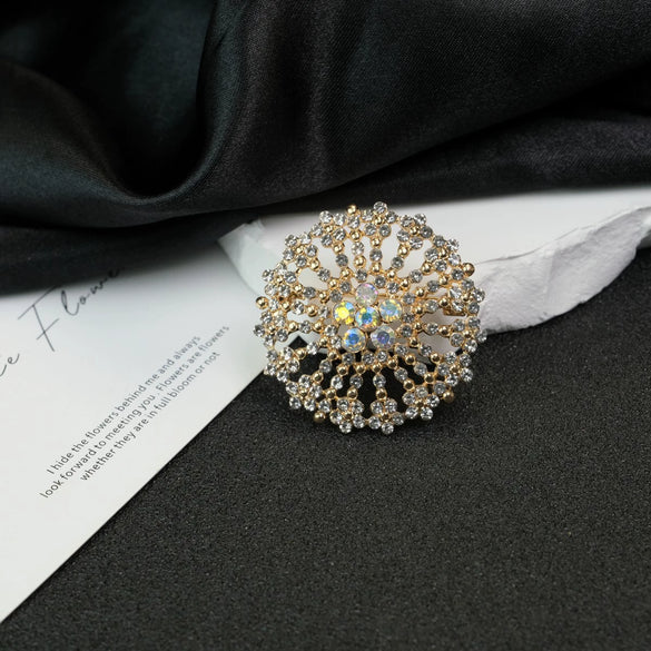 Wholesale Geometric Pattern Zinc Alloy Electroplated Brooch Fashion Unisex Jewelry Accessories
