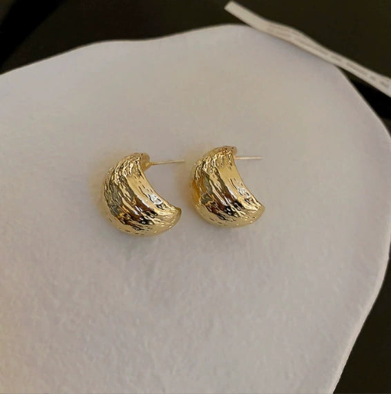 Wholesale Geometric Pearl Earrings For Women Metal U Shape Electroplated