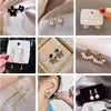 Wholesale Geometric Pearl Earrings For Women Metal U Shape Electroplated