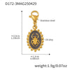 Wholesale Geometric Pendant Necklace And Bracelet Set In Stainless Steel With Furnace Vacuum Plating For Women Summer Fashion