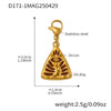 Wholesale Geometric Pendant Necklace And Bracelet Set In Stainless Steel With Furnace Vacuum Plating For Women Summer Fashion