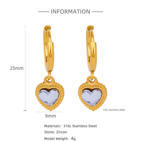 Wholesale Geometric Personality Earrings Acrylic Stainless Steel Mixed Material 18K Gold Plated Electroplating For Women