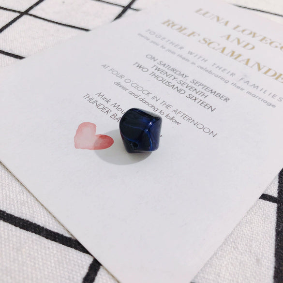 Wholesale Geometric Plastic And Resin Earrings Jewelry Accessories