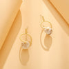 Wholesale Geometric Plastic And Resin Earrings With S925 Silver Needles
