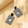 Wholesale Geometric Plastic And Resin Earrings With S925 Silver Needles