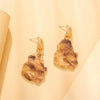 Wholesale Geometric Plastic And Resin Earrings With S925 Silver Needles