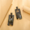 Wholesale Geometric Plastic And Resin Earrings With S925 Silver Needles