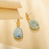Wholesale Geometric Plastic And Resin Earrings With S925 Silver Needles