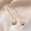 Wholesale Geometric Plastic And Resin Earrings With S925 Silver Needles