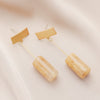 Wholesale Geometric Plastic And Resin Earrings With S925 Silver Needles