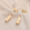 Wholesale Geometric Plastic And Resin Earrings With S925 Silver Needles
