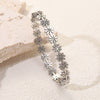 Wholesale Geometric Polish Stainless Steel Bracelet For Office Ladies