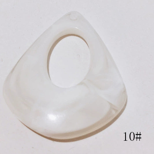 Wholesale Geometric Resin Hollow Water Drop Earrings Jewelry Accessories