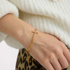 Wholesale Geometric Rhinestone Cross Stainless Steel Electroplated Bracelet Jewelry For Women
