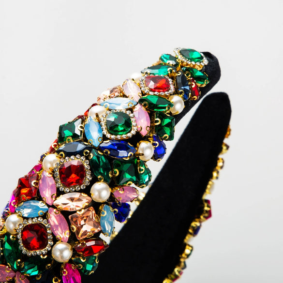 Wholesale Geometric Rhinestone Diamond Headband For Women