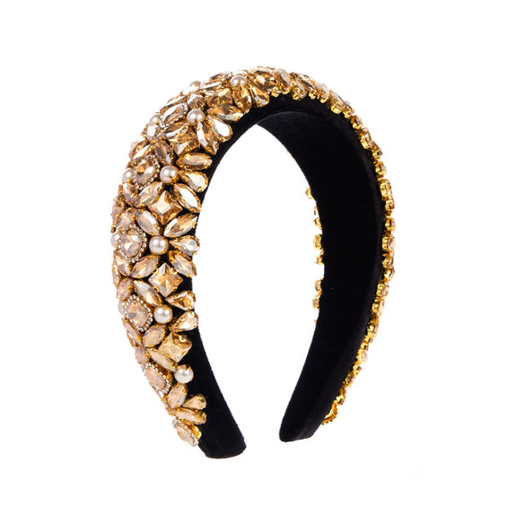 Wholesale Geometric Rhinestone Diamond Headband For Women